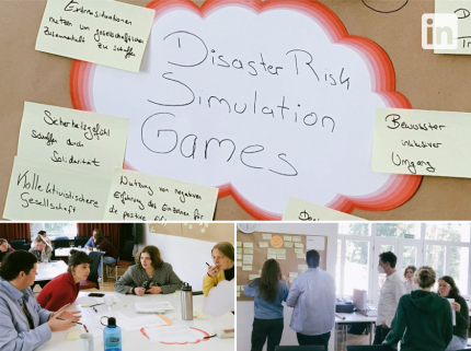 Zukünftelabor zu Disaster Risk Reduction 
Workshop zum Thema „Die Zukunft des Bevölkerungsschutzes angesichts des Klimawandels“ mit Young Professionals und Mitarbeitenden des Deutschen Komitees für Katastrophenschutz (DKKV). (2023)